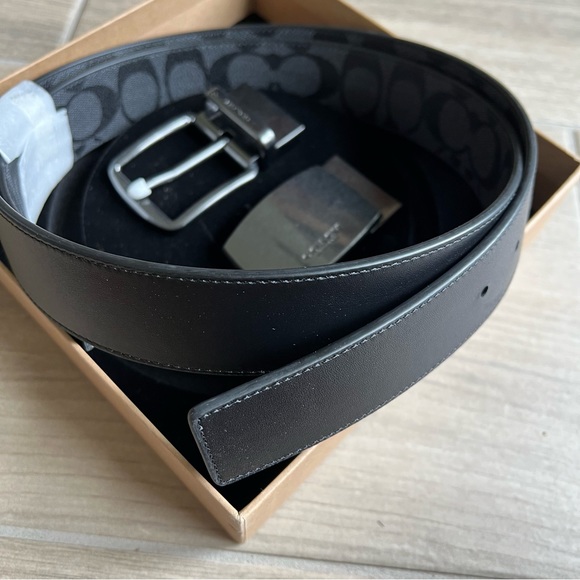 Boxed Plaque And Harness Buckle Cut To Size Reversible Belt, 38 Mm - Picture 3 of 8